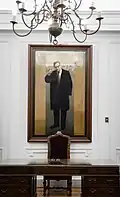Белый зал. Портрет Сальвадора Альенде