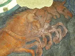 Деталь росписи (Солнце)