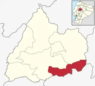 кантон Сальседо на карте