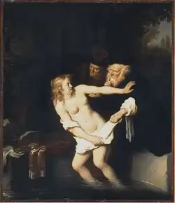 Сусанна и старцы. 1649. Холст, масло. Частное собрание