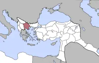 Вилайет Селаник на карте