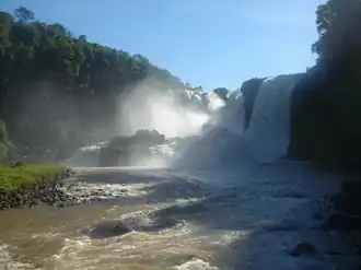 Водопад в июле 2008 года