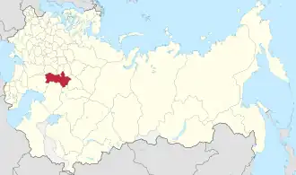 Самарская губерния на карте