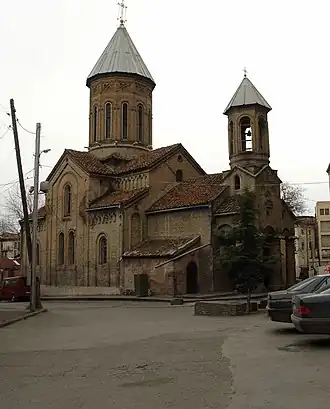 Фасад здания церкви в 2007 году