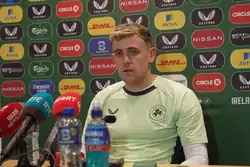 Сэмми Смодикс в форме сборной Ирландии, 18 марта 2023 года