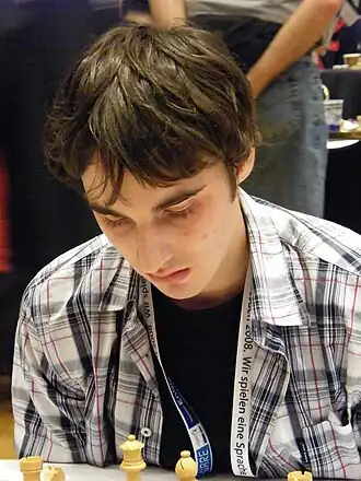 Виталий Самолин на шахматной олимпиаде в Дрездене в 2008 году