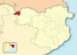Расположение муниципалитета на карте провинции