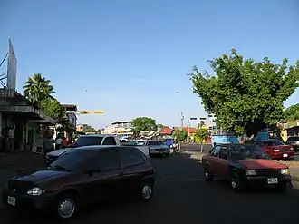 Вид города.