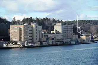 Завод Jotun в Сандефьорде