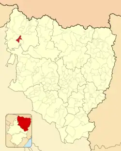 Расположение муниципалитета на карте провинции