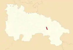 Расположение муниципалитета на карте провинции