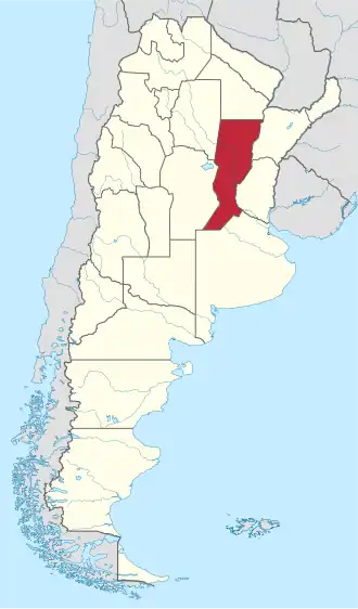 Санта-Фе на карте