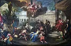 Мученичество святых Космы и Дамиана. 1718. Холст, масло. Базилика Санта-Джустина, Падуя