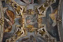 Роспись плафона церкви Санта-Мария-деи-Мираколи, Милан. Деталь