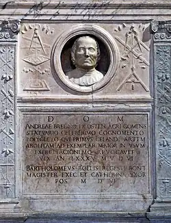 Монумент скульптору Андреа Бреньо. Церковь Санта-Мария-сопра-Минерва, Рим