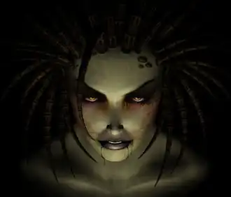 Такой Керриган предстала на обложке StarCraft: Brood War