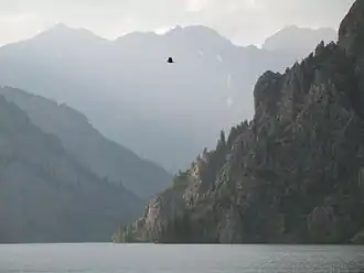 Вид на северную часть озера Сары-Челек