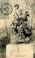 «Спасённая» (1889). Скульптура была установлена в Париже и увековечивала подвиг пожарных (не сохранилась).
