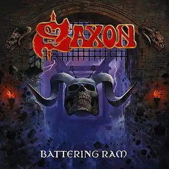 Обложка альбома Saxon «Battering Ram» (2015)