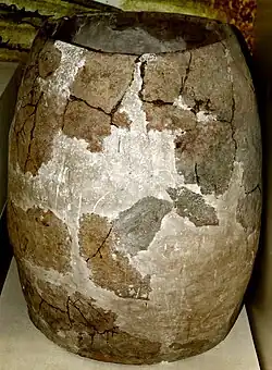 Керамический кувшин, обнаруженный в городище Кюльтепе, Музей истории Азербайджана