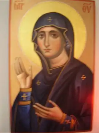 Икона Богоматери, работа Зенона (Теодор)