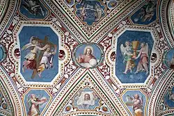 Фреска свода Скала-Санта. Деталь. 1587—1588. Рим