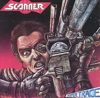 Обложка альбома Scanner «Hypertrace» (1988)
