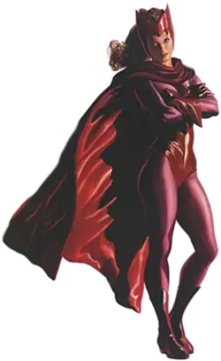 Алая Ведьма на варианте обложки комикса Strange Academy #4 (октябрь 2020)Художник — Алекс Росс