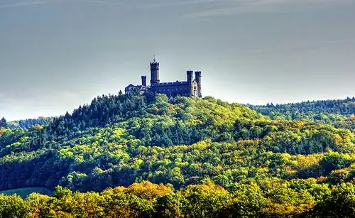 Вид замка с северной стороны