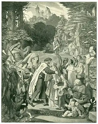 Возвращение графа фон Глейхена. 1864.