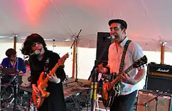 Screaming Females на выступлении с Тедом Лео