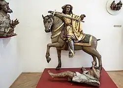 Скульптурный сюжет про Святого Мартина