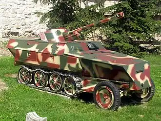 Sd.Kfz. 250 — Sfl 5 cm Pak 38 L/60, Военный музей Белграда, Сербия.