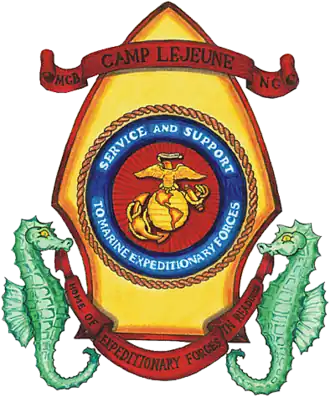 Эмблема базы морской пехоты«Кэмп Лежен»