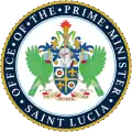 Печать премьер-министра Сент-Люсии