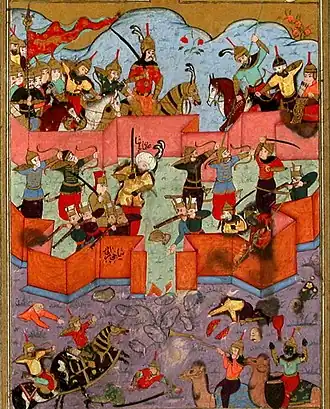 Осман-паша в осаде (fol. 72)