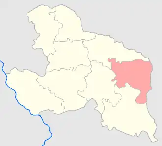 Бельский уезд на карте