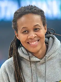 Огастус в игре за «Миннесота Линкс» против «Коннектикут Сан» (14 июня 2018 года)