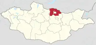 Сэлэнгэ на карте