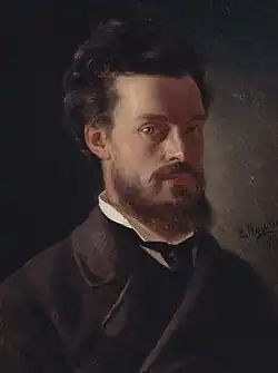 «Автопортрет», 1876 г. Музей-усадьба художника Н.А. Ярошенко, Кисловодск