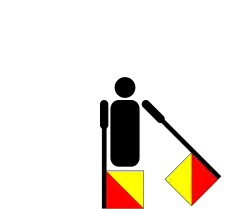 G в семафорной азбуке