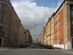Вид на улицу с Малодетскосельского проспекта