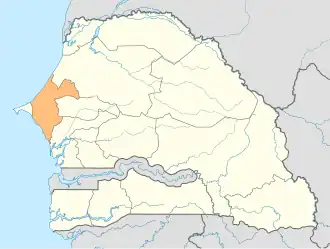 Тиес на карте