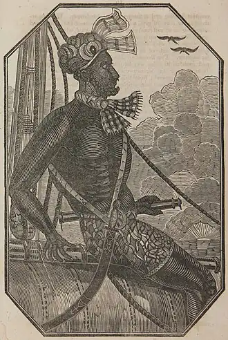 Изображение короля Сиака Массакуа, которое иногда ошибочно называют изображением Сенгбе Пие