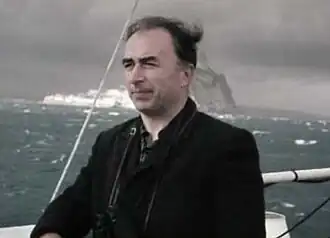 П. К. Сенько на борту дизель-электрохода «Обь»