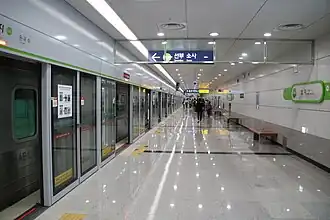 Платформы станции