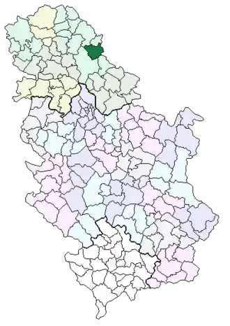 Житиште на карте