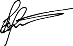 Изображение автографа