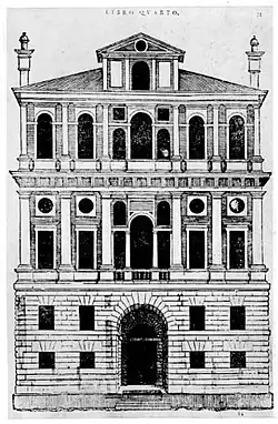 Проект палаццо для Венеции, Себастьяно Серлио, 1537
