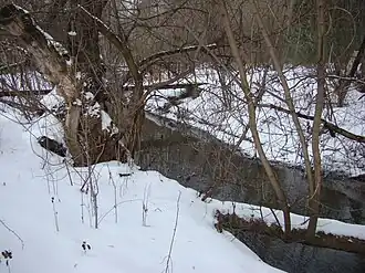 Река Сетунь зимой